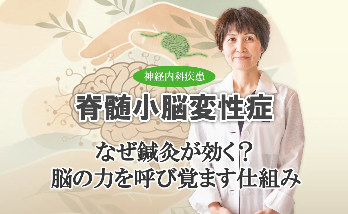 脊髄小脳変性症の小脳血流改善と神経保護作用に鍼灸なぜ効くのか、メカニズムを専門家が解説します